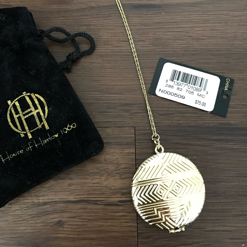 House of Harlow locket necklace